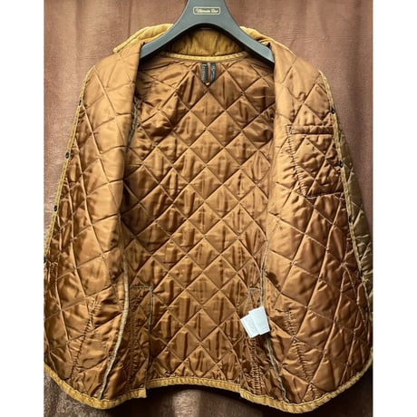 ▲訳あり商品▲ MADE IN ENGLAND製 LAVENHAM キルティングジャケット ブラウン 36/48サイズ