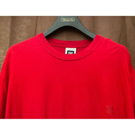 SWAGGER クルーネックTシャツ レッド XLサイズ