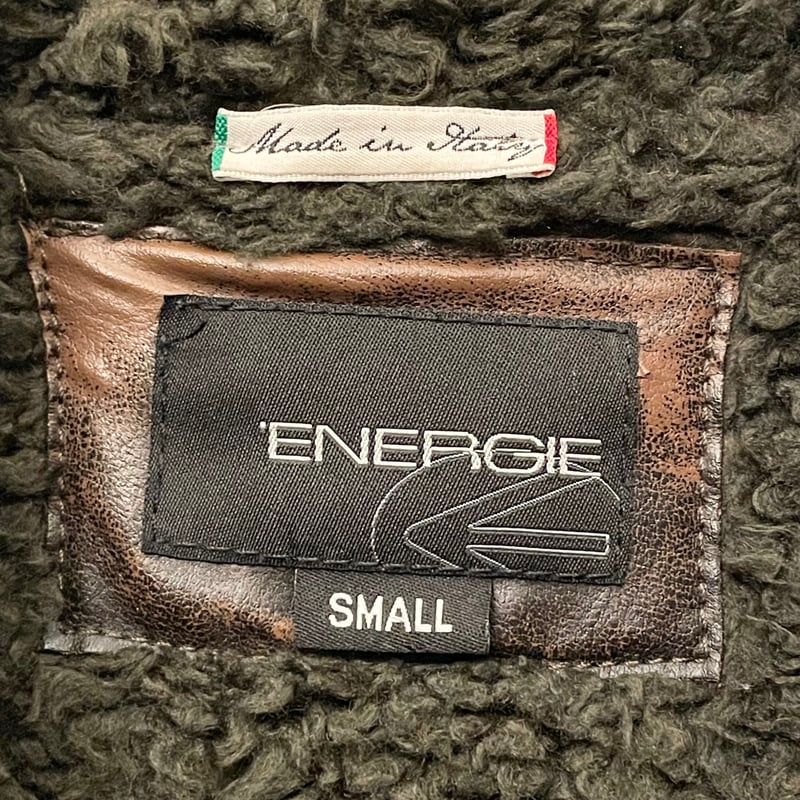 MADE IN ITALY製 ENERGIE フルジップニットボアパーカー