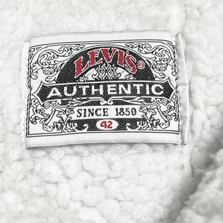 MADE IN USA製 LEVI'S デニムボアジャケット 70608-0216 インディゴ 42サイズ