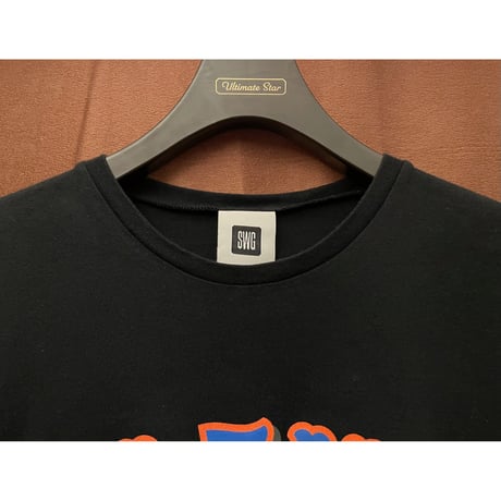 MADE IN JAPAN製 SWAGGER 「NEW」 半袖プリントTシャツ ブラック Mサイズ