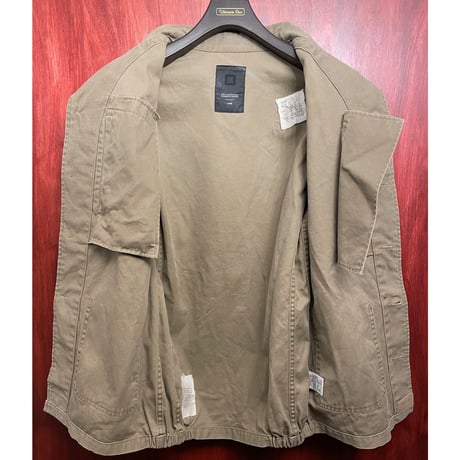 MADE IN JAPAN製 SWAGGER ダメージ加工ミリタリーコート ベージュ Lサイズ