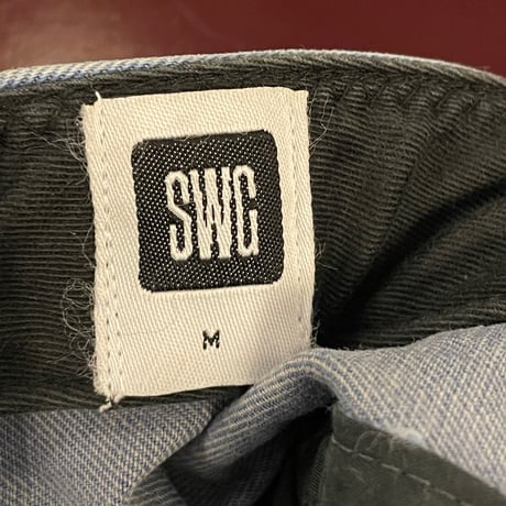 MADE IN JAPAN製 SWAGGER デニムアーミーキャップ ライトインディゴ Mサイズ