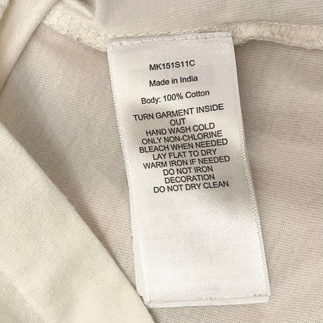 DENIM & SUPPLY RALPH LAUREN デニムワッペン加工半袖Tシャツ ホワイト Sサイズ