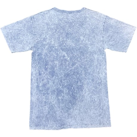 MADE IN USA製 S.O.S. from Texas オーガニックコットンウォッシュ加工ポケット付きクルーネックTシャツ サックス Sサイズ