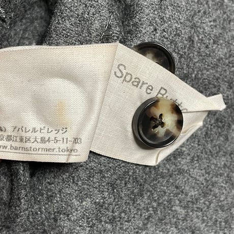MADE IN JAPAN製 THOMSON EXCLUSIVE FOR SHIPS ウールナイロンスラックス チャコールグレー W32サイズ