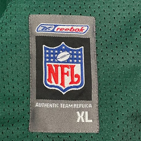 レア 90s～00s Reebok × NFL NEW YORK JETS 80 CHREBET AUTHENTIC TEAM REPLICA モデル フットボールジャージー グリーン XLサイズ