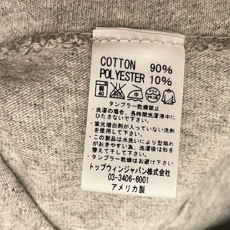 MADE IN USA製 Velva Sheen × SHIPS ポケット付きVネックTシャツ グレー Sサイズ