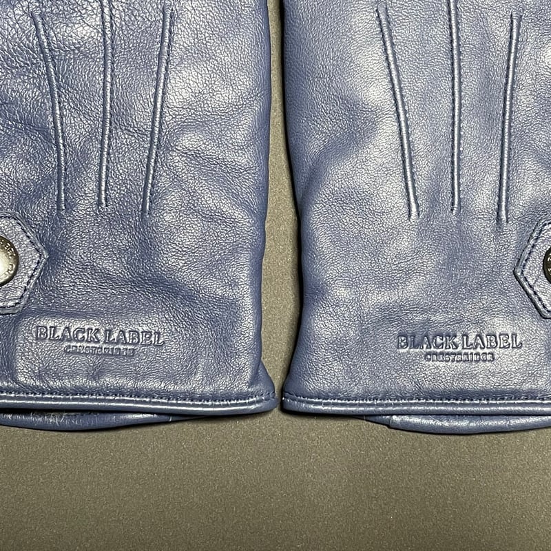 BLACK LABEL CRISTBRIDGE ラムレザー手袋 サックスブルー | Ultim