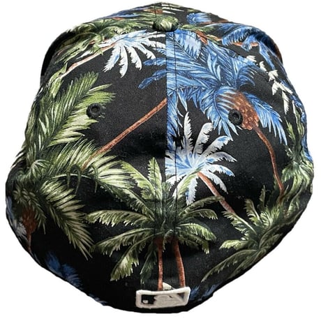 NEW ERA NEWYORK YANKEES アロハ柄キャップ ブラック 7-5/8サイズ