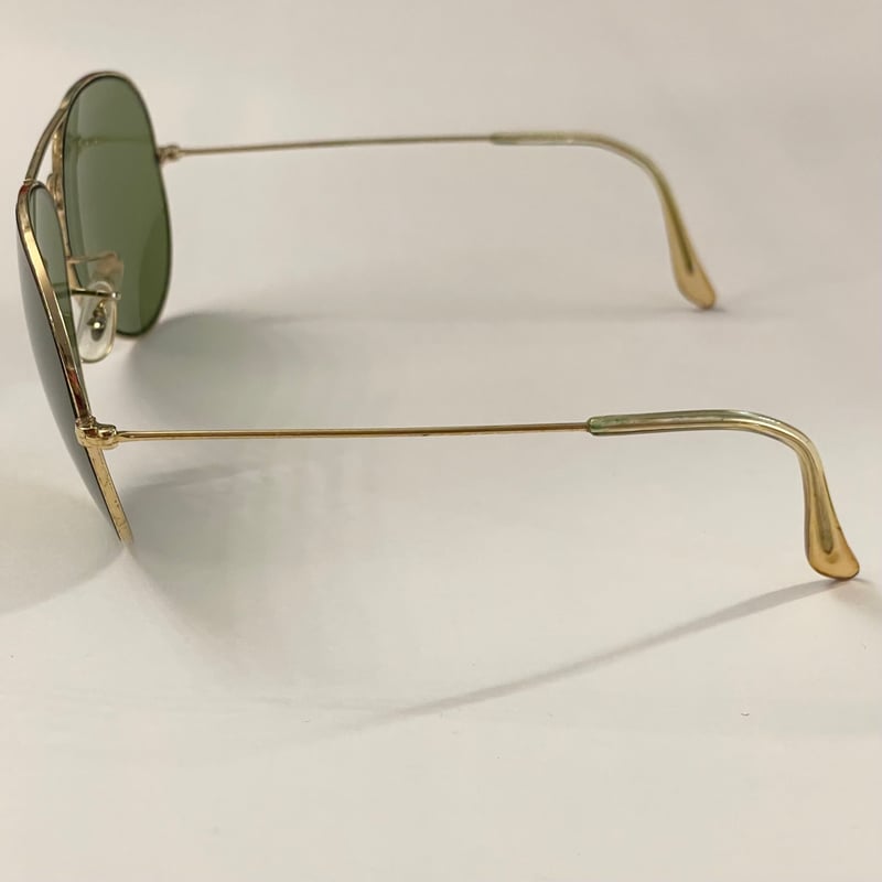 オールド希少Ray Ban レイバンサングラスティアドロップ型ゴールド