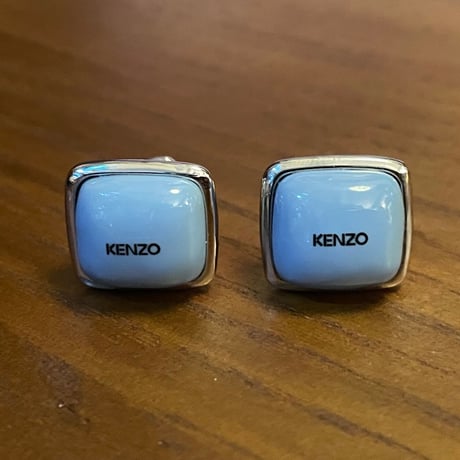 専用ケース付き KENZO HOMME カフスボタン シルバー