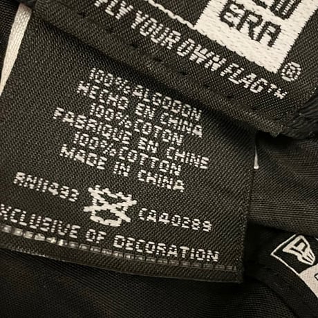 NEW ERA ペイズリードット柄バケットハット ブラック S-Mサイズ