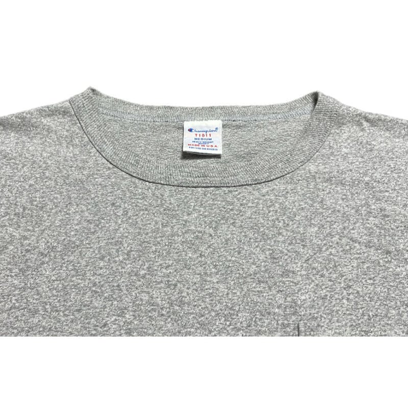MADE IN USA製 Champion T1011 ヘビーウェイト半袖Tシャツ 杢 MADE IN USA製 Champion T1011 ヘビーウェイト半袖Tシャツ 杢