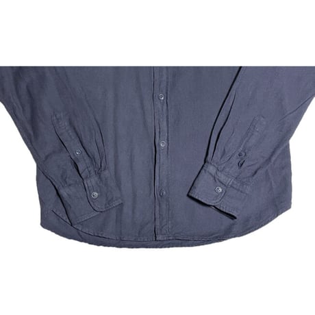 MADE IN USA製 SAVE KHAKI UNITED 長袖コットンシャツ ネイビー Sサイズ