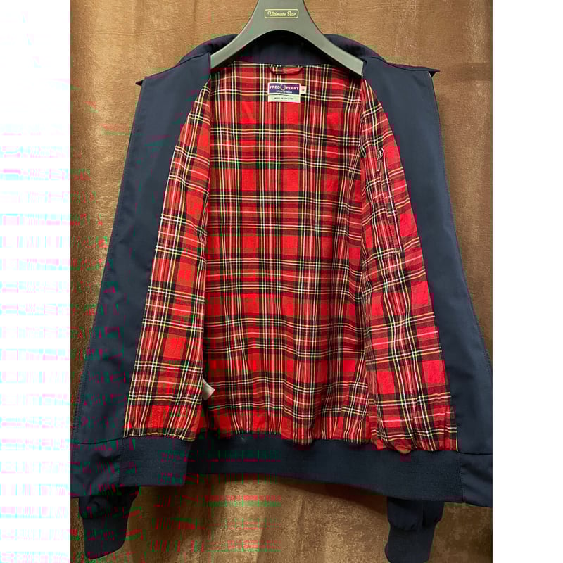 MADE IN ENGLAND製 FRED PERRY ハリントンジャケット ネイビー MADE IN ENGLAND製 FRED PERRY ハリントンジャケット ネイビー