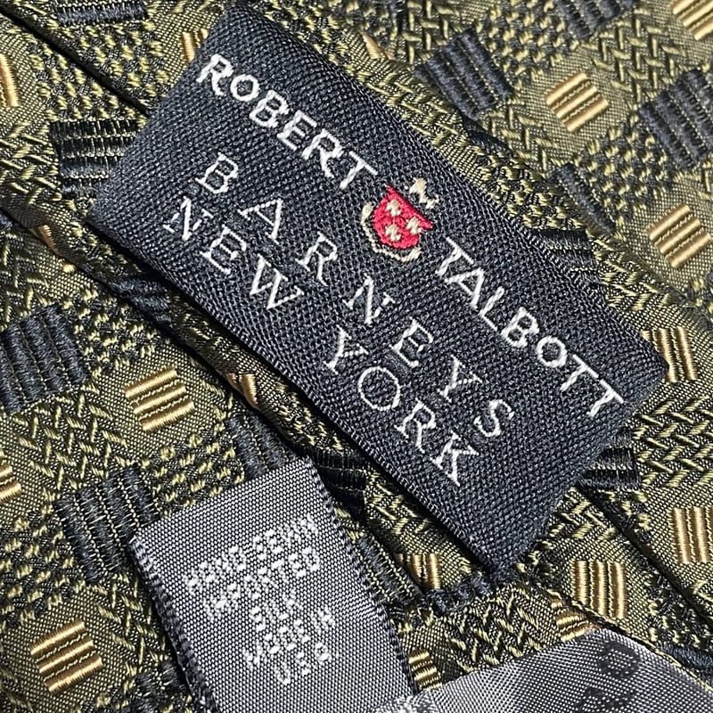 9530◆ペイズリー織柄シルバー◆シルク◆BARNEYS NEWYORK◆新品 9530◇ペイズリー織柄シルバー◇シルク◇BARNEYS NEWYORK◇新品