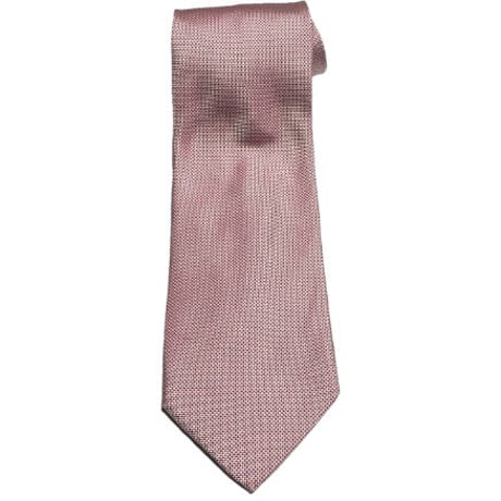 MADE IN ITALY製 BARNEYS NEW YORK HANDMADEソリッドシルクネクタイ ピンク
