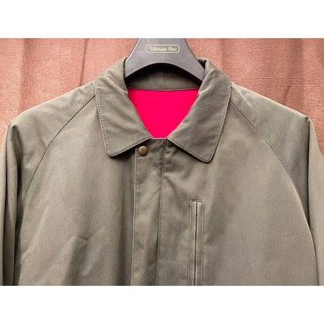 GANT The Rugger リバーシブルフルジップジャケット カーキ×レッド Mサイズ
