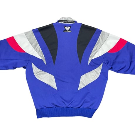 MADE IN JAPAN製 90's asics World Performanceモデル フルジップトラックジャケット ブルー Mサイズ相当