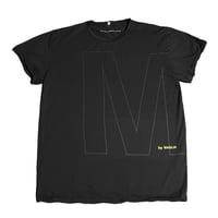 ★新品★ MADE IN ITALY製 MAGLIA 2025年AWモデル 「M by MAGLIA」 プリント クルーネックTシャツ ブラック M～XLサイズ