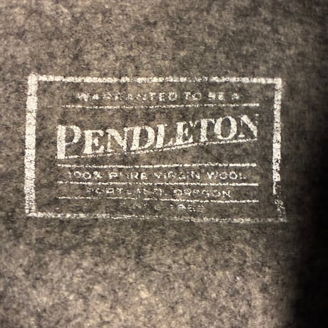MADE IN USA製 PENDLETON ヴァージンウールハンチングキャップ グレー XLサイズ