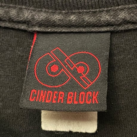 MADE IN MEXICO製 PUBLIC ENEMY「REBIRTH OF A NATION」CINDER BLOCKボディ ラップTシャツ ブラック Sサイズ