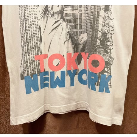 MARC JACOBS TOKYO × NEWYORK プリントTシャツ ホワイト Sサイズ