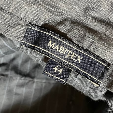 MADE IN ITALY製 MABITEX ハーフスラックスパンツ ネイビー 44サイズ