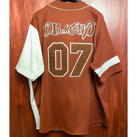 激レア MADE IN JAPAN製 SWAGGER 2003年モデル JEWELZ シーズン ツートンカラーベースボールジャージ エンジ×ホワイト XLサイズ