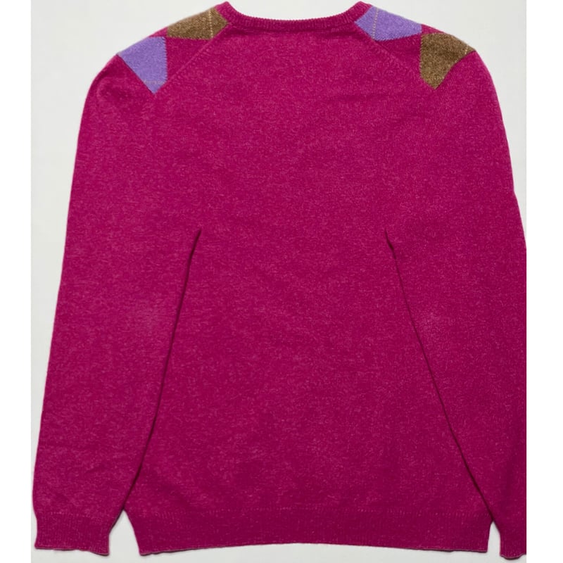 未使用 WILLIAM LOCKIE CREW NECK ARGYLE KNIT 楽天市場】ウィリアムロッキー WILLIAM LOCKIE CREW NECK ARGYLE