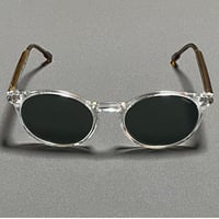 展示品渡し ★新品★ MADE IN ITALY製 SARAGHINA ReGILDA POLAR 415-GE 偏光レンズサングラス クリア×べっ甲色 ブラックレンズ