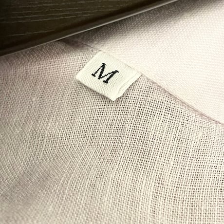 MADE IN ITALY製 BARNEYS NEWYORK 半袖リネンシャツ パープル Mサイズ