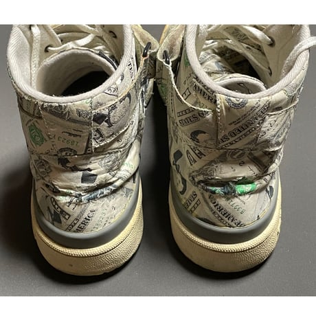 激レア 限定品 MADE IN GERMANY製 JEREMY SCOTT × ADIDAS ORIGINALS FORUM 初期コラボ MONEYモデルスニーカー ベージュ