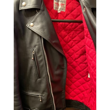 MADE IN ENGLAND製 LEWIS LEATHERS No.391T LIGHTNING TIGHT FIT COWHIDE ライダースジャケット ブラック 38サイズ