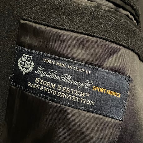 SHIPS Loro Piana Storm System生地 ウールチェスターコート ネイビー Sサイズ