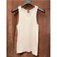 MADE IN JAPAN製 SWAGGER クロスプリントタンクトップ ホワイト Sサイズ