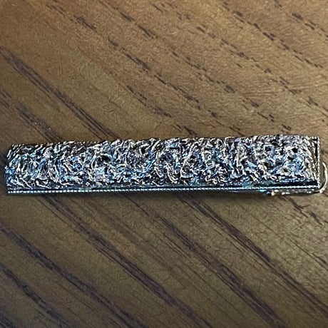 ネクタイピン付きカフスボタンセット シルバー