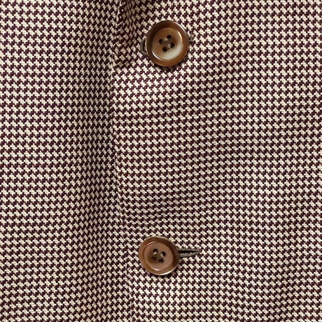 ☆タグ付き新古品☆ 極上品 MADE IN ITALY製 ROMAN STYLE by Brioni ジャガード織り シルクテーラードジャケット ブラウン 46サイズ