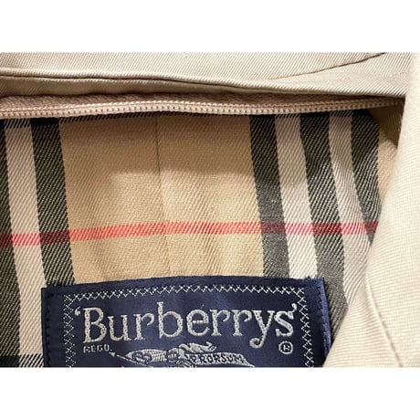 MADE IN ENGLAND製 OLD BURBERRY ライナーステンカラーコート ベージュ