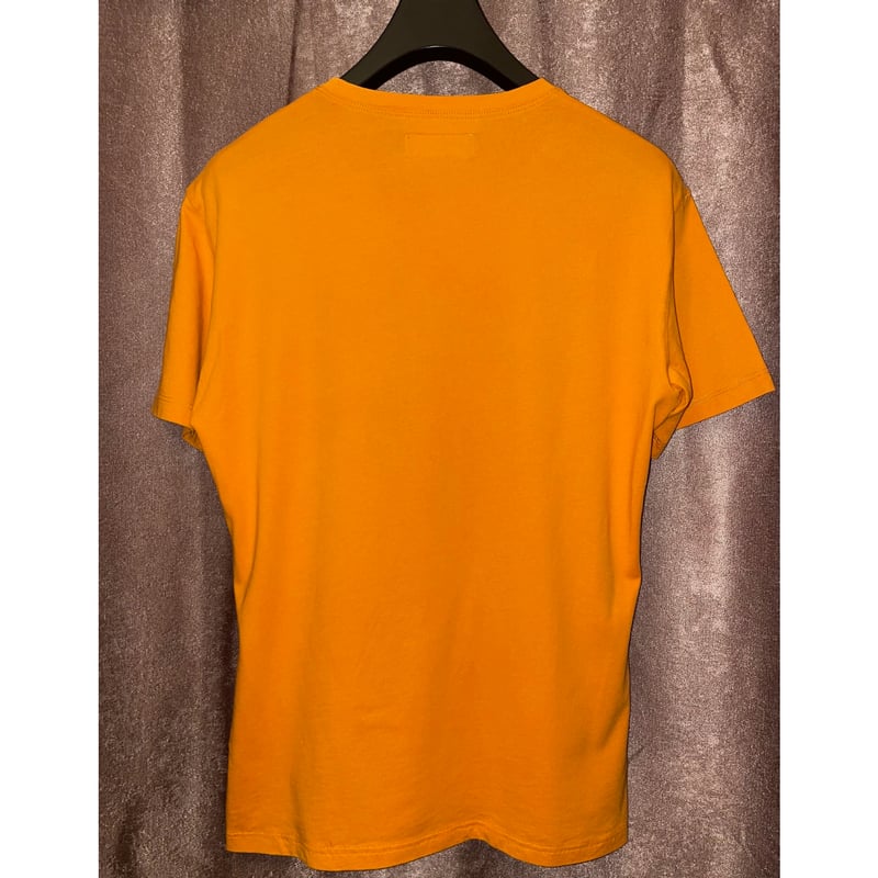 MADE IN ITALY製 HUNTING WORLD 半袖プリントTシャツ オレンジ 48
