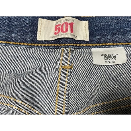 LEVI'S 501XX デニムパンツ インディゴ W32×L32 メキシコ製