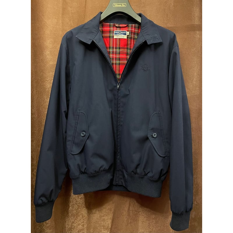 MADE IN ENGLAND製 FRED PERRY ハリントンジャケット ネイビー MADE IN ENGLAND製 FRED PERRY ハリントンジャケット ネイビー