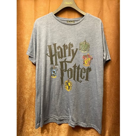 Harry Potter 海外モデルプリントTシャツ ネイビー 46サイズ