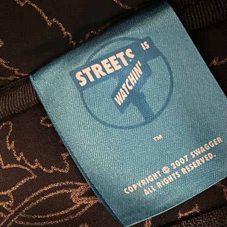 激レア MADE IN JAPAN製 SWAGGER × PORTER 2007年モデル オリジナルカモフラージュ柄キャップ収納ボックス型バッグ グレー