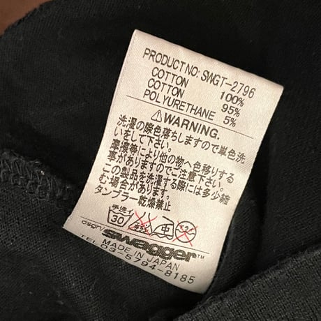 MADE IN JAPAN製 SWAGGER 「KILLS」 半袖プリントTシャツ ブラック Mサイズ