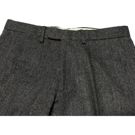J.CREW ヘリンボーン柄ウールスラックス チャコールグレー W30-L32サイズ