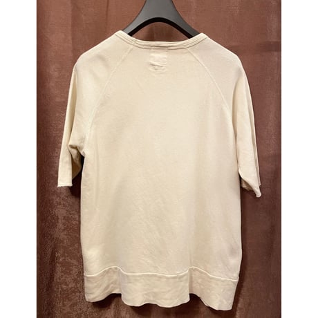 MADE IN USA製 CALIFORNIA ACTIVE 半袖スウェットTシャツ クリーム Mサイズ
