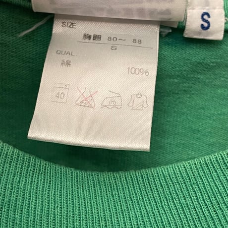 MADE IN USA製 PLASTIC TOYS MINNIE MOUSE プリントTシャツ グリーン Sサイズ