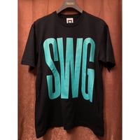 SWAGGER SWG プリントTシャツ ブラック Lサイズ